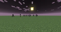 Superflat world with the biome set as The End.