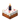 Black Candle Cake (lit) JE2