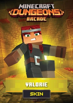 Valorie's Arcade card.