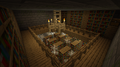 Naturally occurring bookshelves in a stronghold.