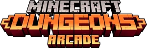 Minecraft Dungeons Arcade Logo