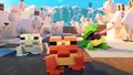 A frog eating a goat, from the Minecraft Live 2022 trailer.