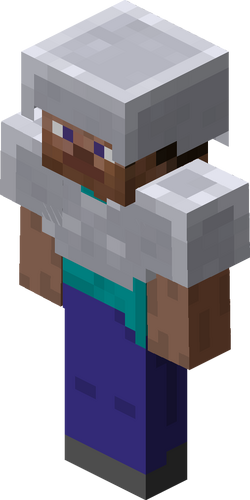 Minecraft Netherite Sword and Netherite Armor Steve cursor – Custom Cursor