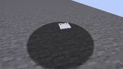An allay prototype with a model error, referred to as a blooper as a joke.