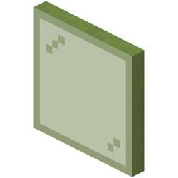 Green Stained Glass Pane