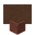 Potted Brown Terracotta