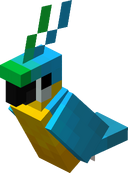 Sitting Cyan Parrot.png