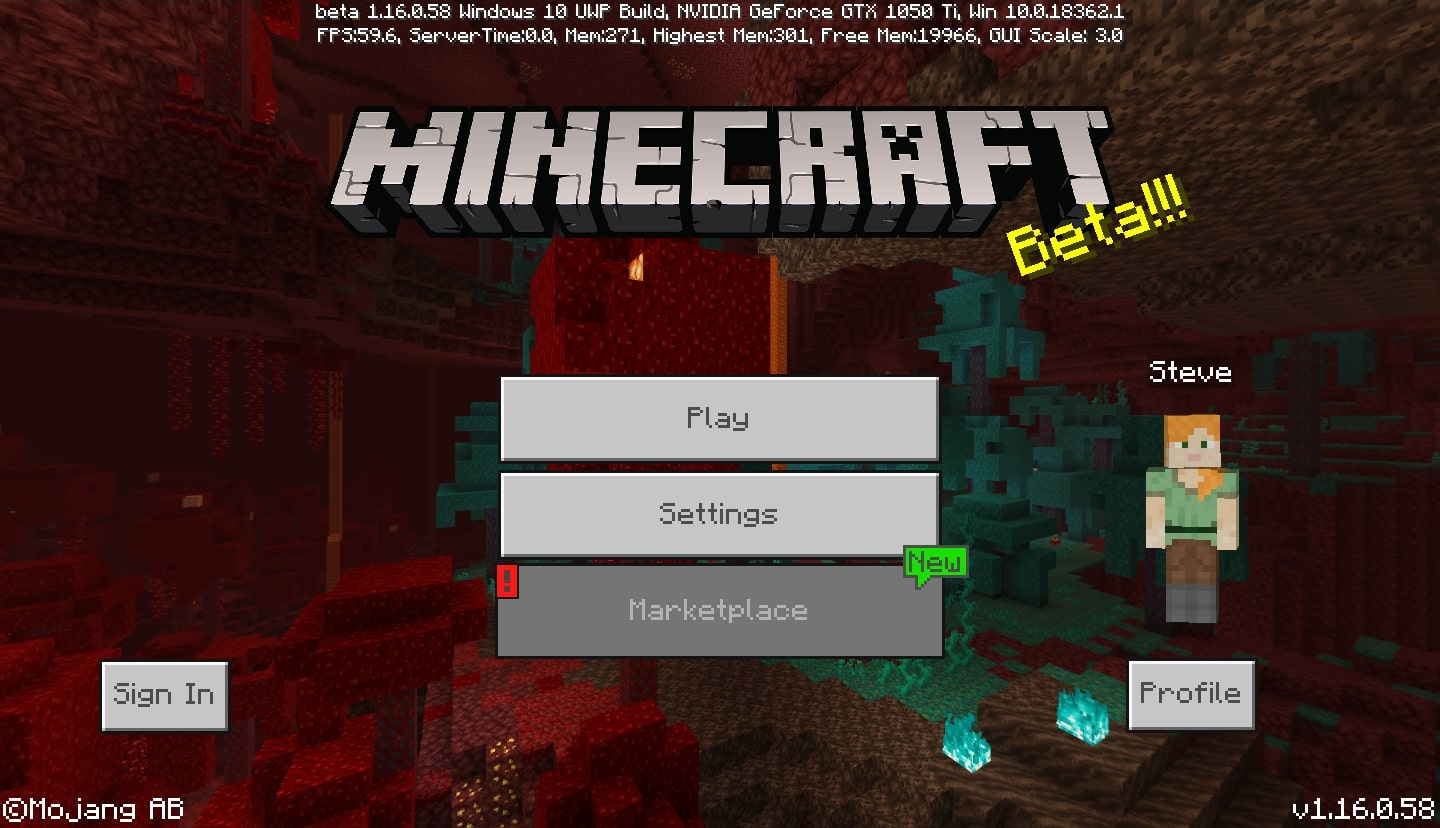 Download Minecraft 1.16.0.59 for Android