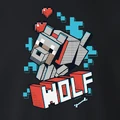 Minecraft Jolly Mobs Wolf, an official T-Shirt design.