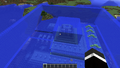 An ocean monument in a customized world before 1.8.2.