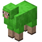 Enchanted Green Sheep