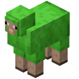 Enchanted Green Sheep