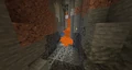 A 20-block blob of coal ore found in a ravine.