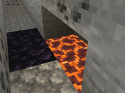 Magma underground