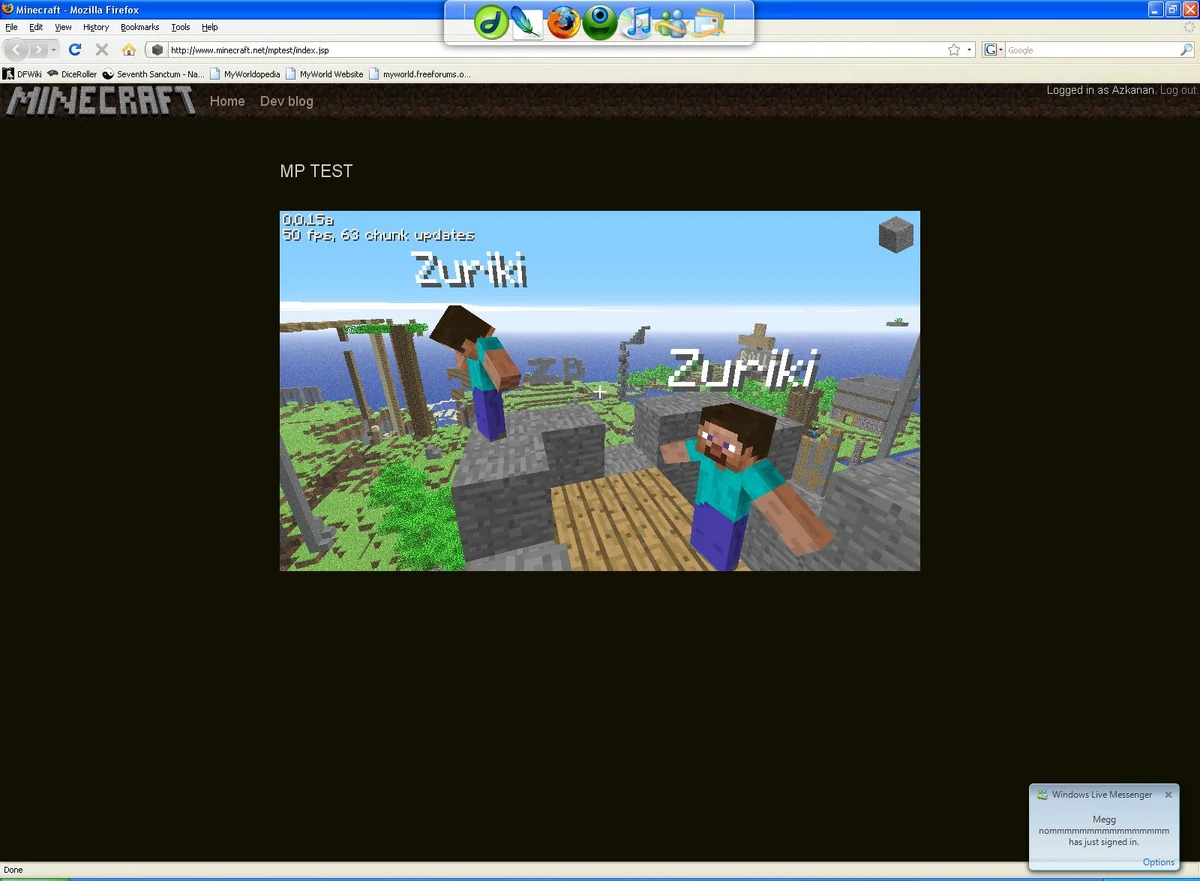 Java Edition Classic 0.0.15a (Multiplayer Test 5) – Minecraft Wiki