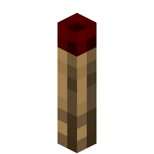 minecraft redstone torch papercraft