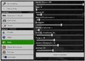 Audio slider settings in Bedrock Edition.