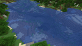 A wide river biome resembling a lake.