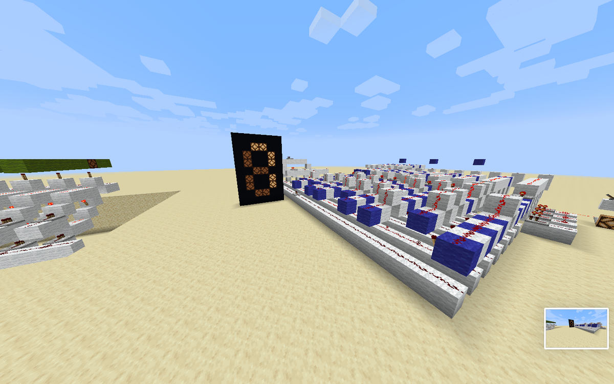 This 8-bit processor built in Minecraft can run its own games