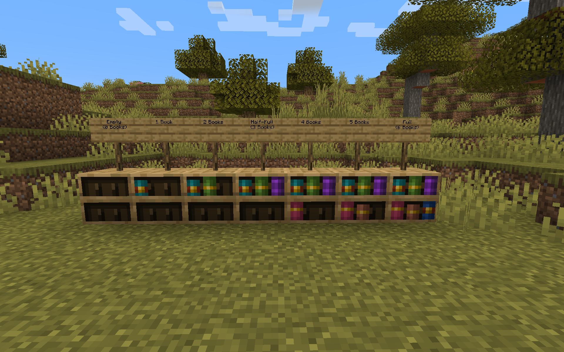 Chiseled BookShelf: detect specific book removal (prototype circuit) :  r/redstone