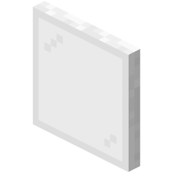 White Stained Glass Pane