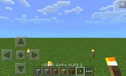 A pocket edition superflat world.