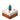 Cyan Candle Cake (lit) JE1