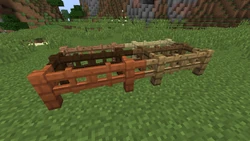 First image of the new fences and fence gates added in 1.8.