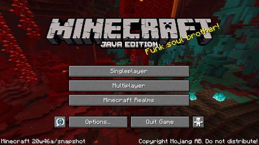 Java Edition w46a Official Minecraft Wiki