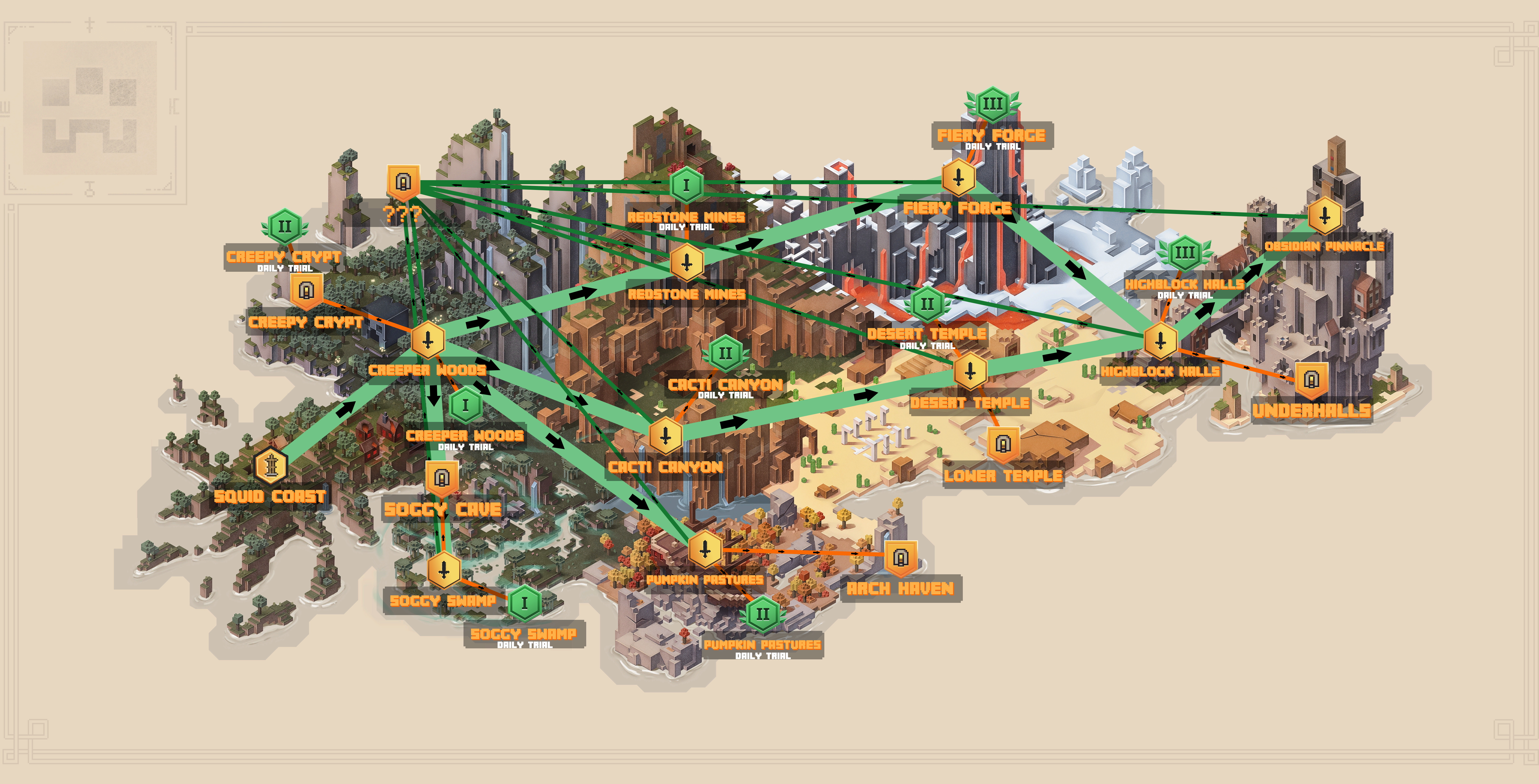 Minecraft Dungeons:Icon Map – Minecraft Wiki