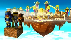 Jesse, Petra, Lukas, and Ivor arrive at Sky City.