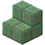 Semi-Weathered Cut Copper Stairs