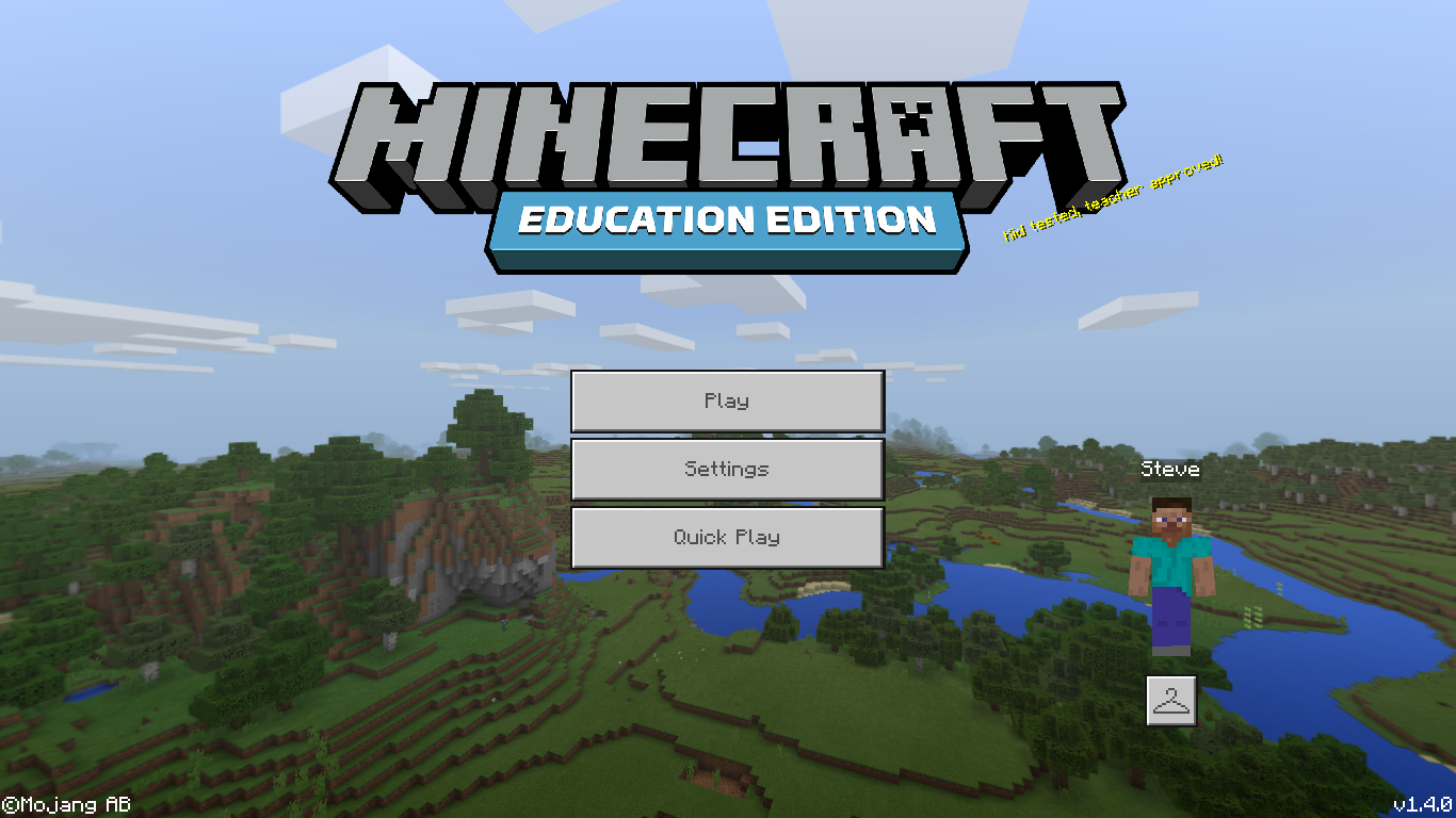 Download Minecraft Education Edition Classroom Scene Wallpaper
