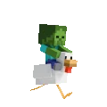 Chicken Jockey running