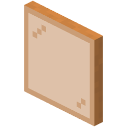 Orange Stained Glass Pane