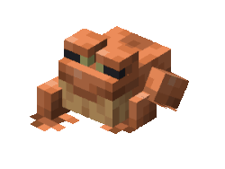 O sapo temperado caminhando.