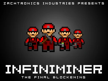 Infiniminer Title screen
