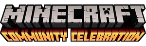 Minecraft Community Celebration logo