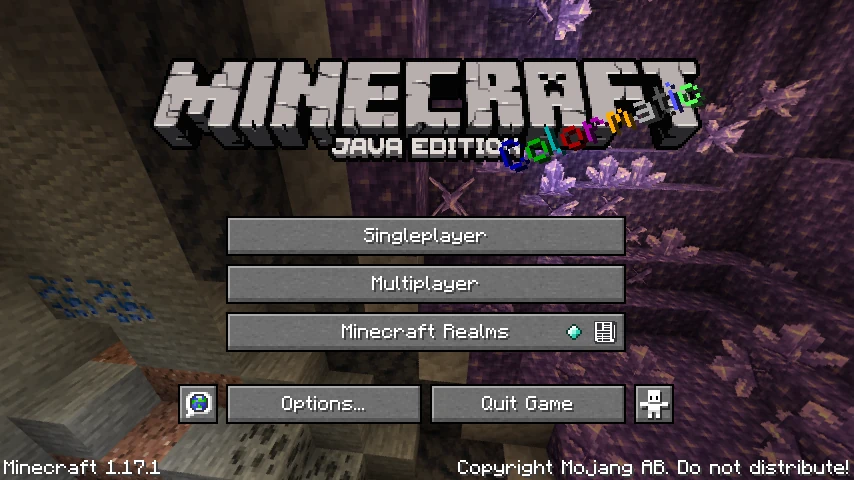 Menu Screen Official Minecraft Wiki