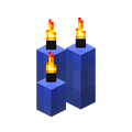Three Blue Candles (lit).png