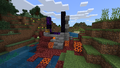 A portal that generated on a river.