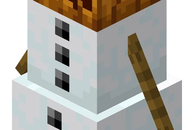 golem des neiges mutant minecraft papercraft