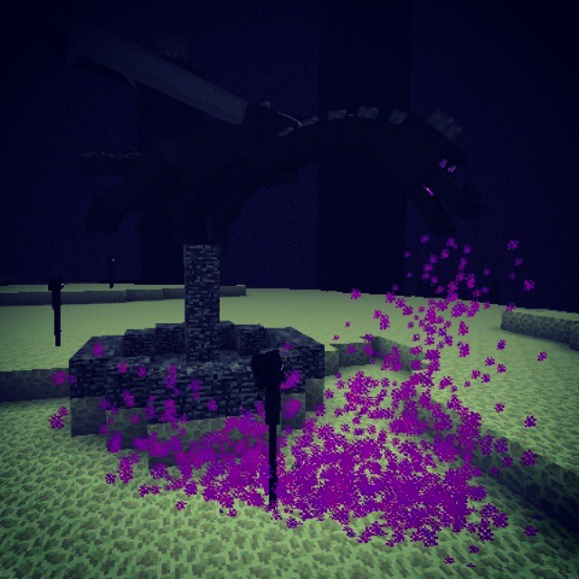 What happens in Minecraft after defeating the Ender Dragon