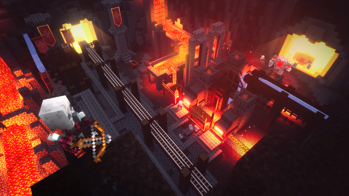 Minecraft Dungeons Fiery Forge Minecraft Wiki
