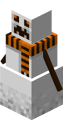 A snow golem as it appears in the Halloween mash-up pack.