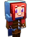 A skin "minecraftplayer" selecionada
