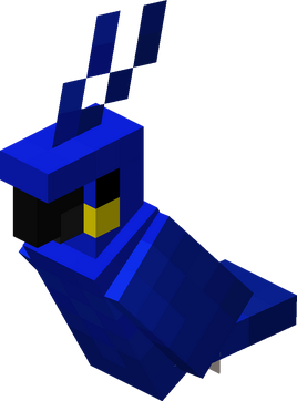 Azul sentado