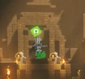 The Nameless One as shown in the Minecraft Dungeons Teaser.