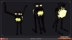 Enderman and Enderlings (Minecraft Dungeons) by 1i2l3l4a5g6e7r on