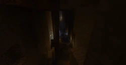 The first image of a ravine.